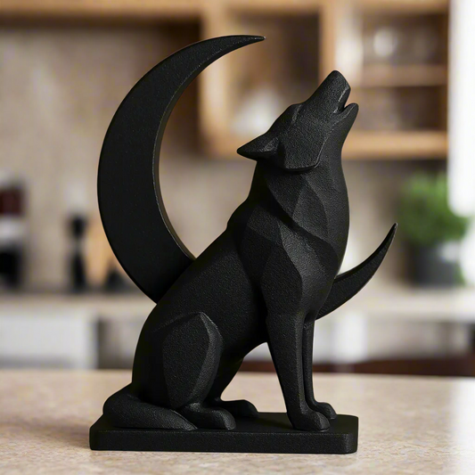 Rustic Wolf Ornament
