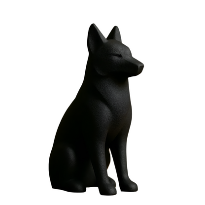 Silent Watcher – Artistic Wolf Model