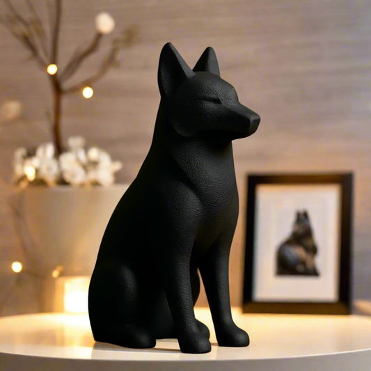 Silent Watcher – Artistic Wolf Model