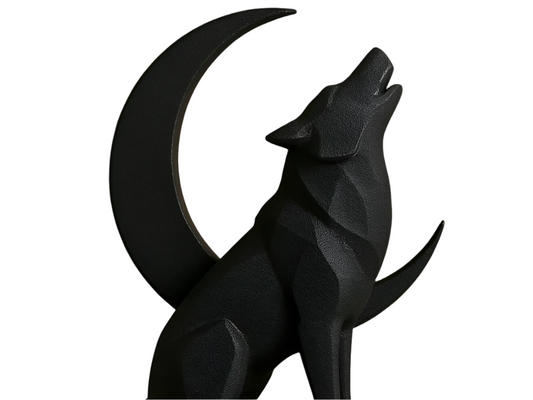 Rustic Wolf Ornament
