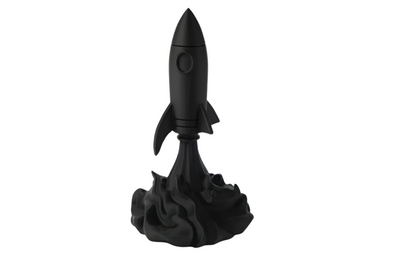 Retro-Futurist Rocket Decor Piece : A Journey Beyond