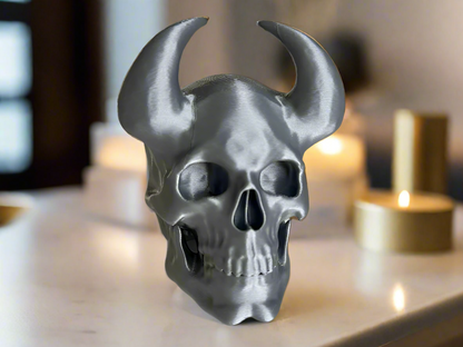 Demon Skull Showpiece for Home Decor | Gothic Skull Sculpture India