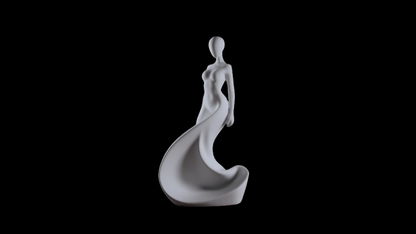 Abstract Female Figurine Showpiece for Home Decor | Modern Art Sculpture India