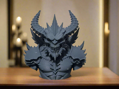 Demon Bust Showpiece for Home Decor | Gothic Demon Head Sculpture India