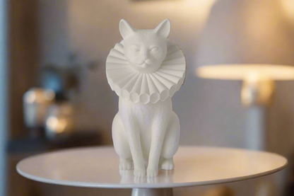 Cat Figurine Showpiece for Home Decor | Baroque Inspired Cat Sculpture India