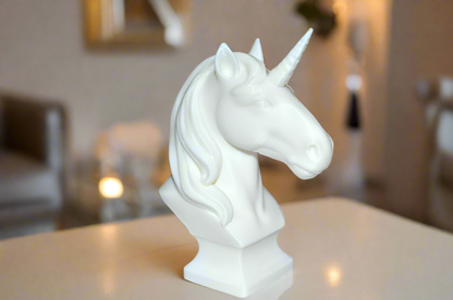 Premium Unicorn Bust Showpiece for Home Decor | Fantasy Sculpture