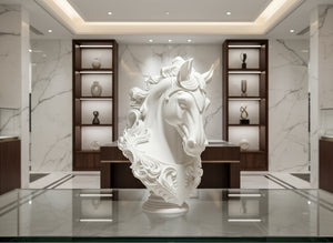 Graceful Stallion Sculpture for Home Decor