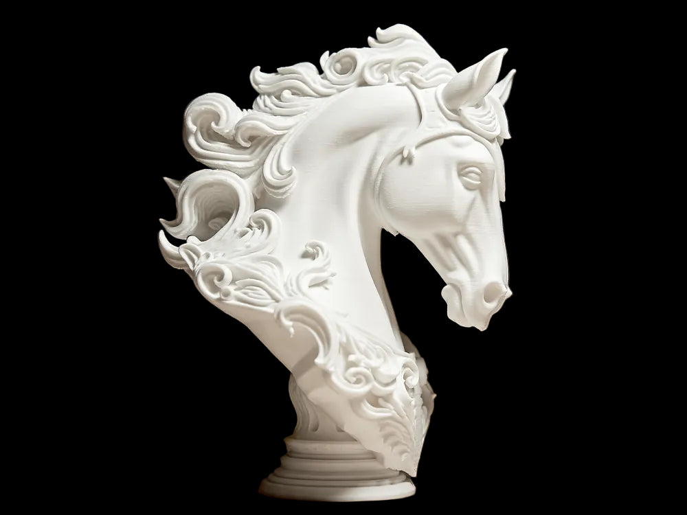 Graceful Stallion Sculpture — Elegant Equine Home Décor