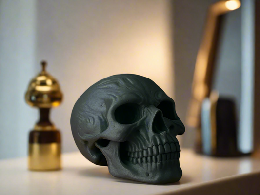 Shadow Skull Stylish 3D Print For Your Shelf Decor Accent