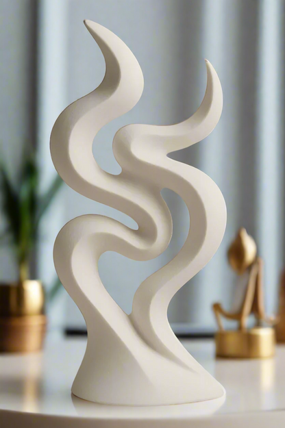 Abstract Sculpture Showpiece for Home Decor | Modern Art Figurine India