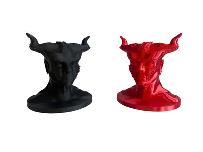 Demon Head Sculpture Showpiece for Home Decor | Horror Bust Set India