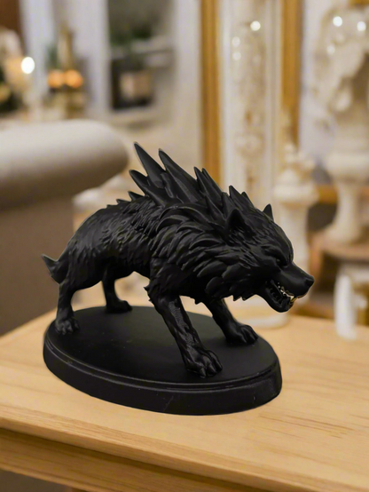 Direwolf Sculpture Showpiece for Home Decor | Frost Wolf Statue India