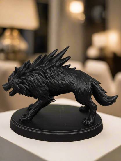 Direwolf Sculpture Showpiece for Home Decor | Frost Wolf Statue India