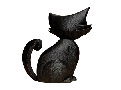 Charming Cat Figurine | Feline Collectible | Home Decor Pet Statue