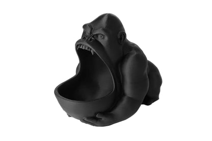 Black Gorilla Bowl Holder for Home Decor | Bold Artistic Showpiece for India