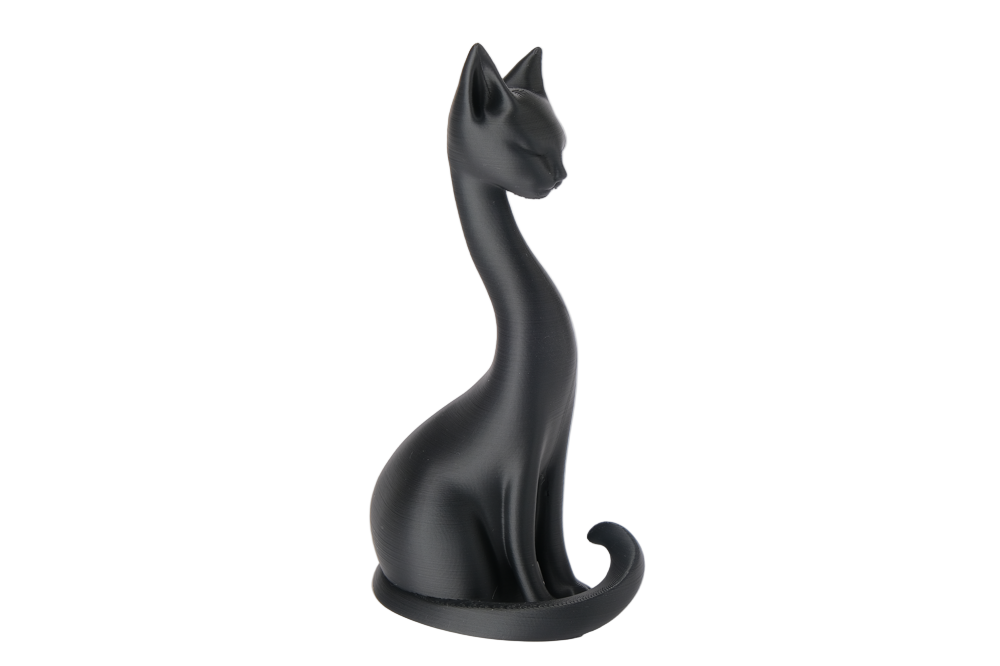 Modern Cat Grace – Sleek Feline Home Sculpture | Stylish Tabletop Decor & Gift for Indian Cat Lovers