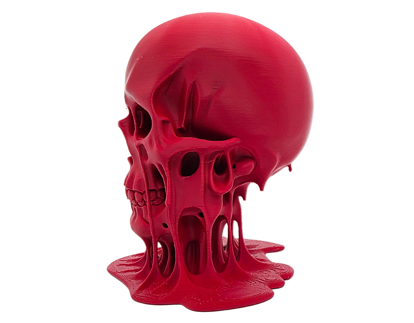Melting Skull Sculpture with Drip Effect – Premium Gothic Art Decor | Unique Gift for Art Collectors India