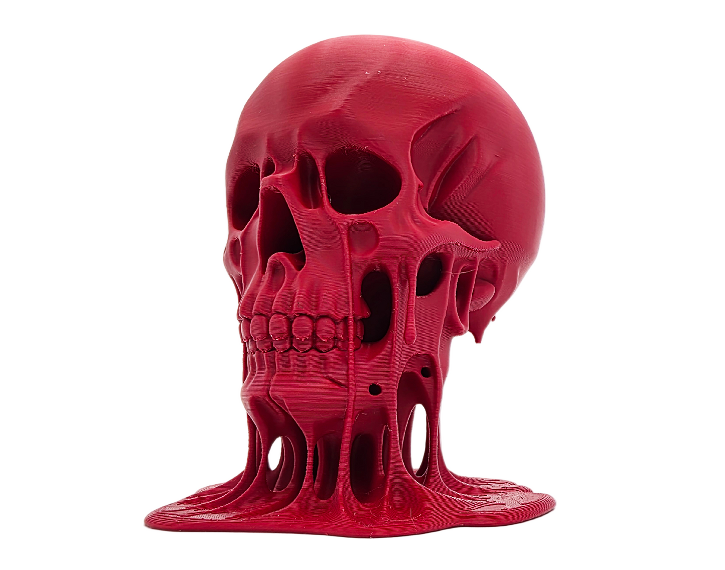 Melting Skull Sculpture with Drip Effect – Premium Gothic Art Decor | Unique Gift for Art Collectors India