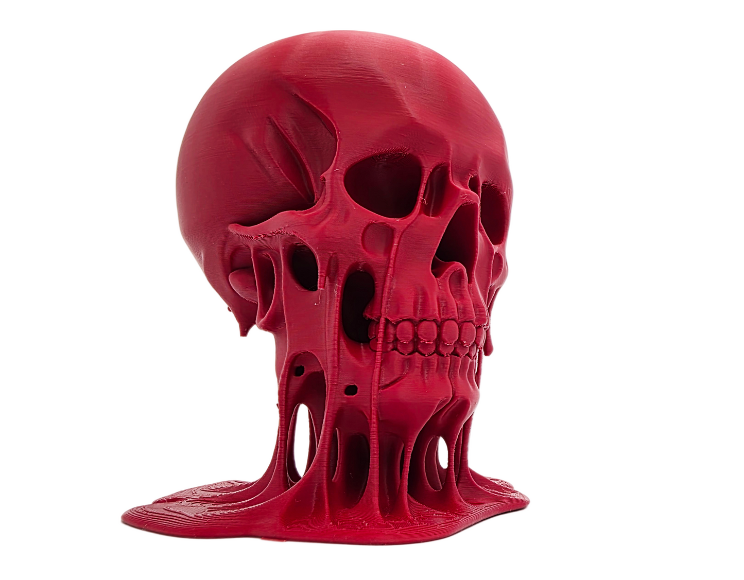 Melting Skull Sculpture with Drip Effect – Premium Gothic Art Decor | Unique Gift for Art Collectors India