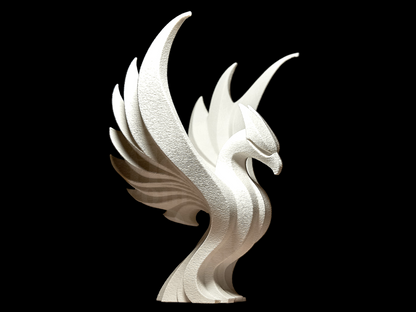 Phoenix Rising Statue for Home Decor | Mythical Bird Showpiece for Living Room & Office