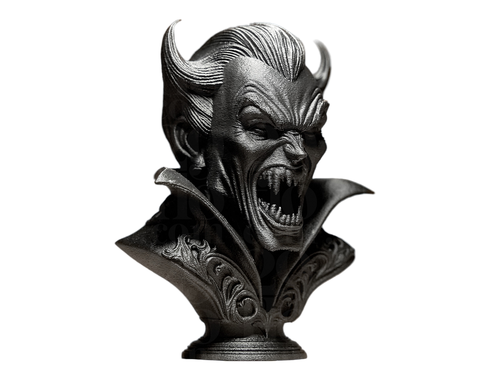 Vampiric Legend Bust — Dramatic Gothic Collector Sculpture