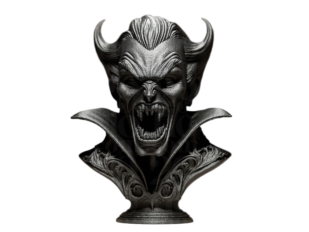 Vampiric Legend Bust — Dramatic Gothic Collector Sculpture