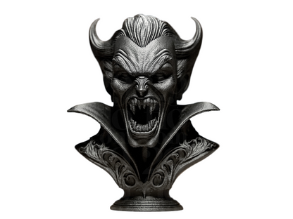Vampiric Legend Bust for Home Decor | Gothic Vampire Showpiece for Living Room & Office