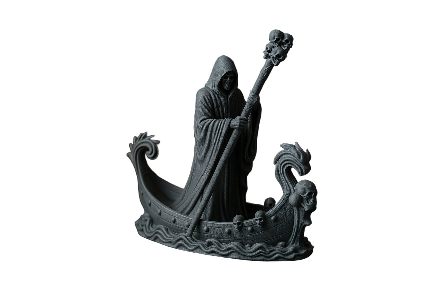 Shadow Vessel Statue – Gothic Nautical Sculpture | Unique Pirate Ship Decor Gift India