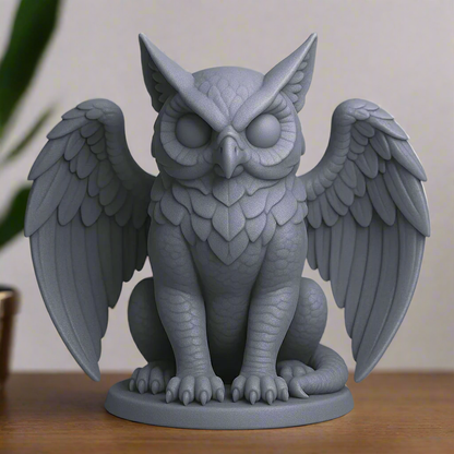 Chimera Guardian Statue – PLA Resin Mythic Creature Sculpture for Home & Altar Decor