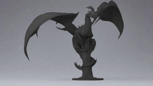 Dragon and Tree: A Mythical Encounter - Celestial Crafts