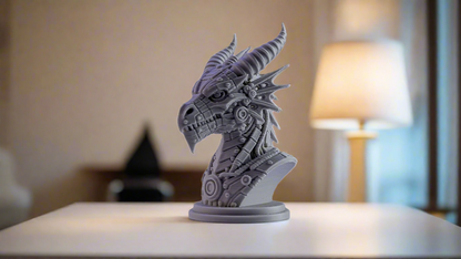 Mecha Dragon Bust Sculpture Showpiece for Home Decor | Robot Dragon India