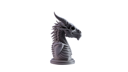 Skeleton Dragon Bust Sculpture Showpiece for Home Decor | Skull Dragon India