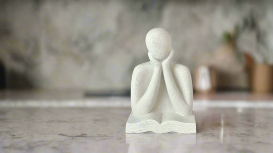 Stylish Book Decor Statue