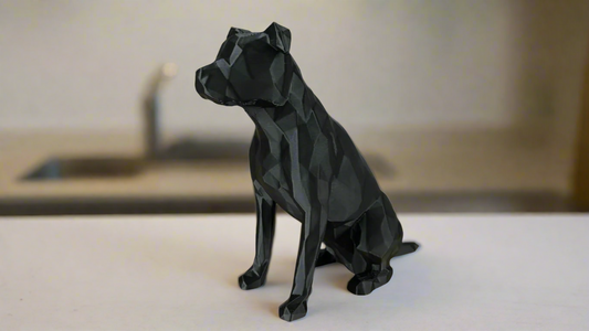 Low-Poly American Pitbull