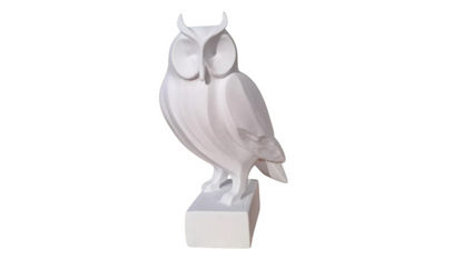 Minimalist Owl Sculpture