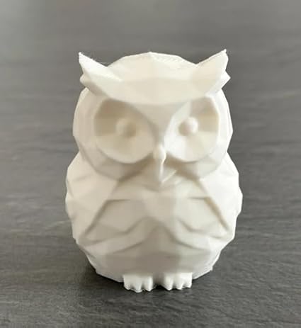 Home decor - Cute Low Poly Owl Figurine - Whimsical Home Decor Accent (White) - Celestial Crafts