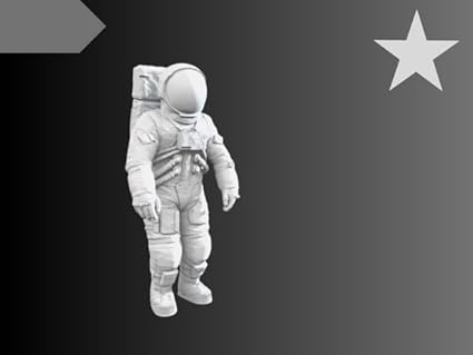 Astronaut Figurine - A Detailed and Realistic Space Explorer Model - Celestial Crafts