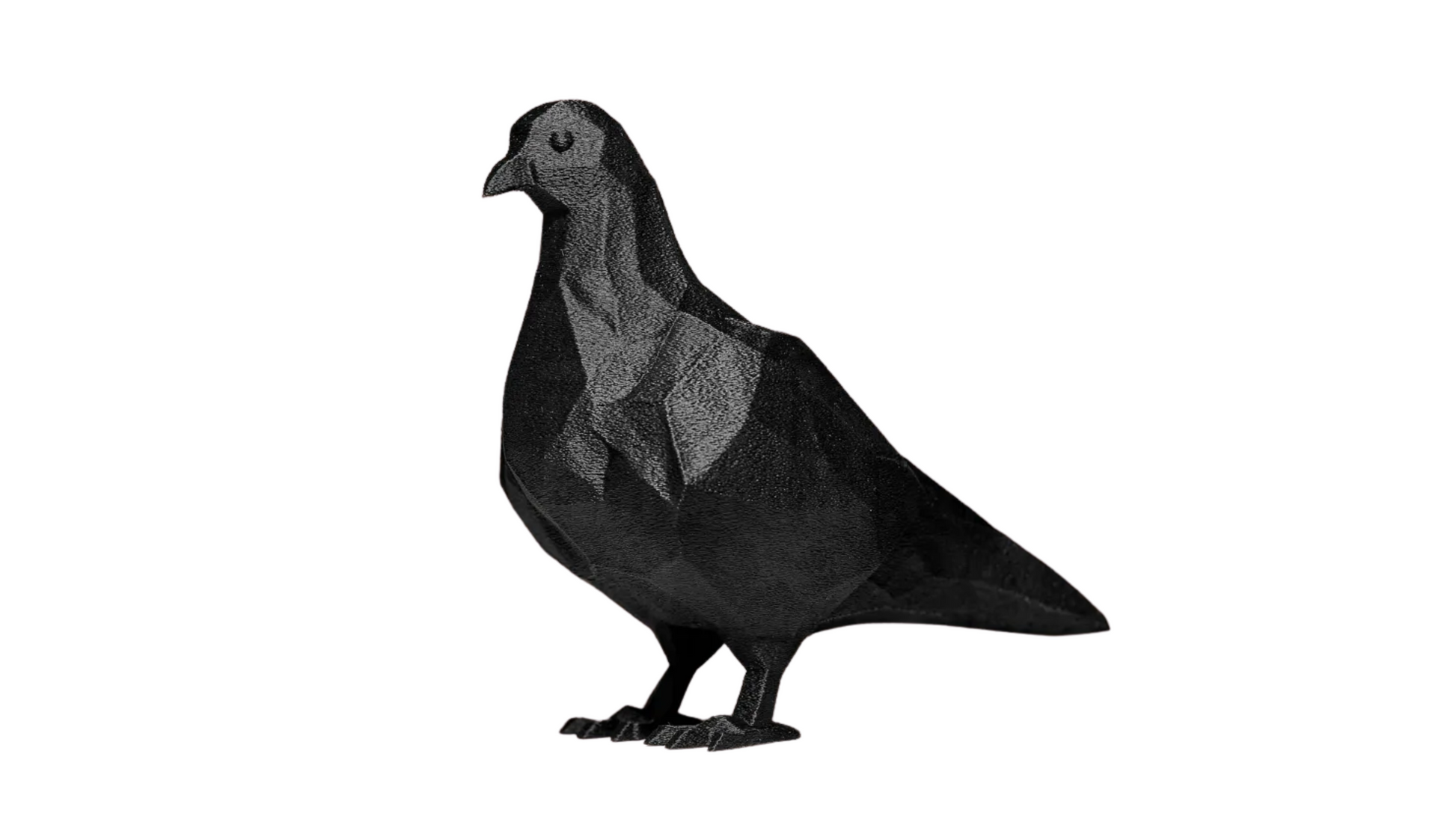 Geometric Pigeon Figurine