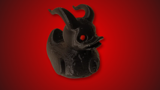 Devil Duck Figurine