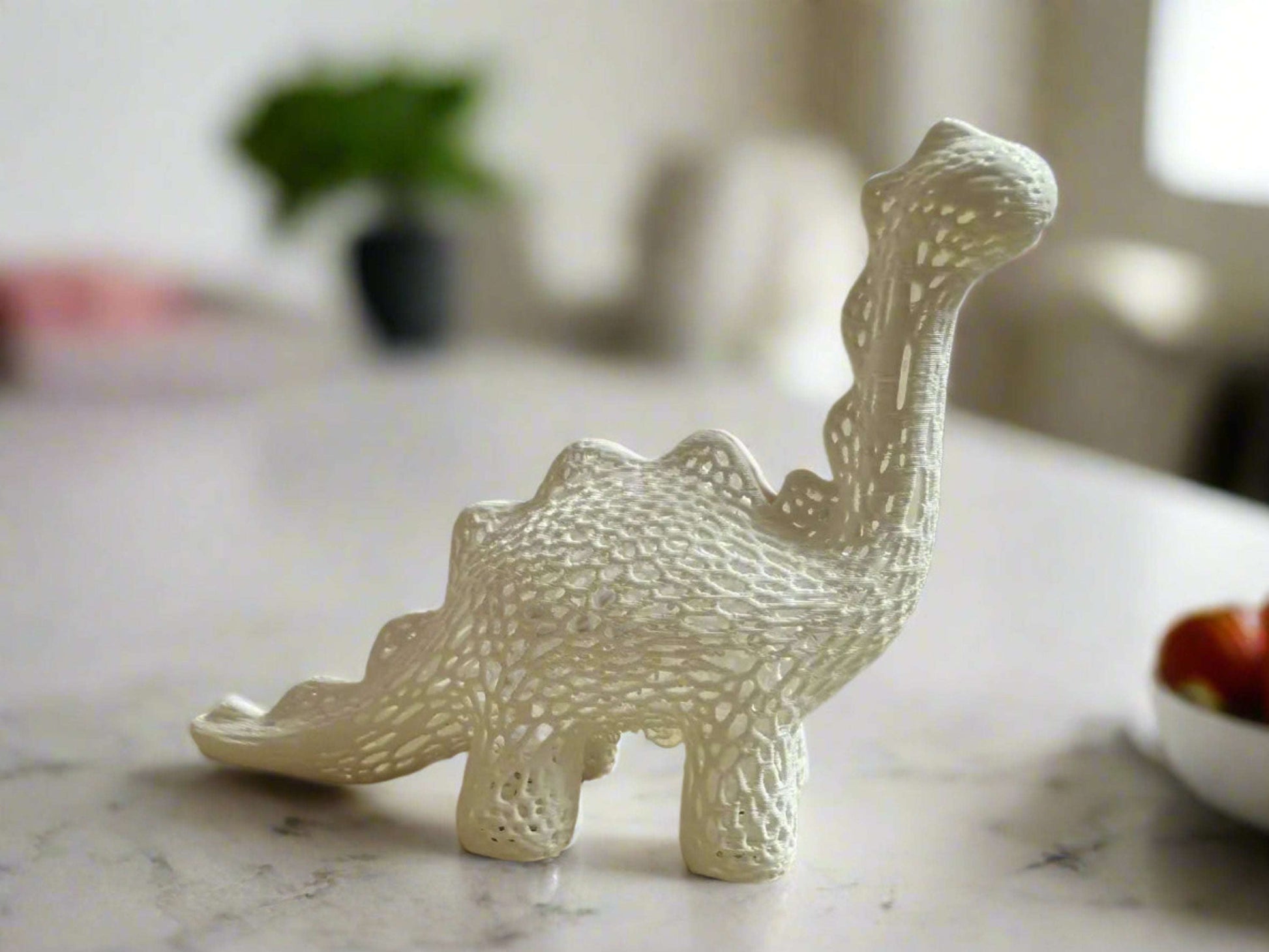 3D Printed Voronoi Dinosaur – Artistic Home Decor