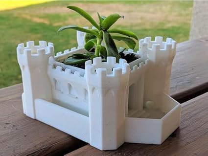 Castle Towers Planter (No Flowers) - Celestial Crafts