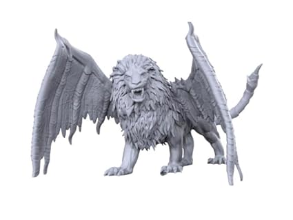 Mystical Winged Lion Statue - A Majestic Blend of Elegance and Fantasy - Celestial Crafts