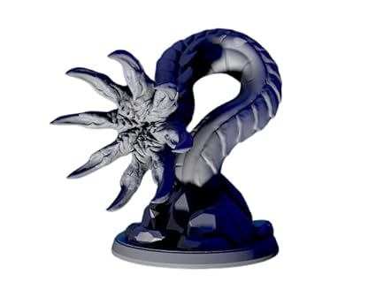 Home decor - 3D Dark worm miniature on the Wood,Statue printed statue Dark worm miniature Statue for Kids Toys for Home Decor - Celestial Crafts
