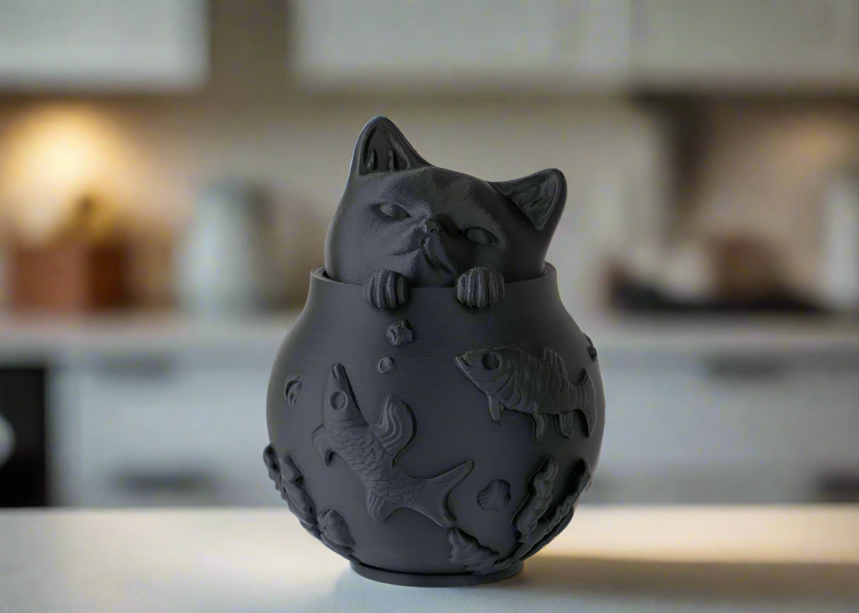 Curious Cat Sculpture