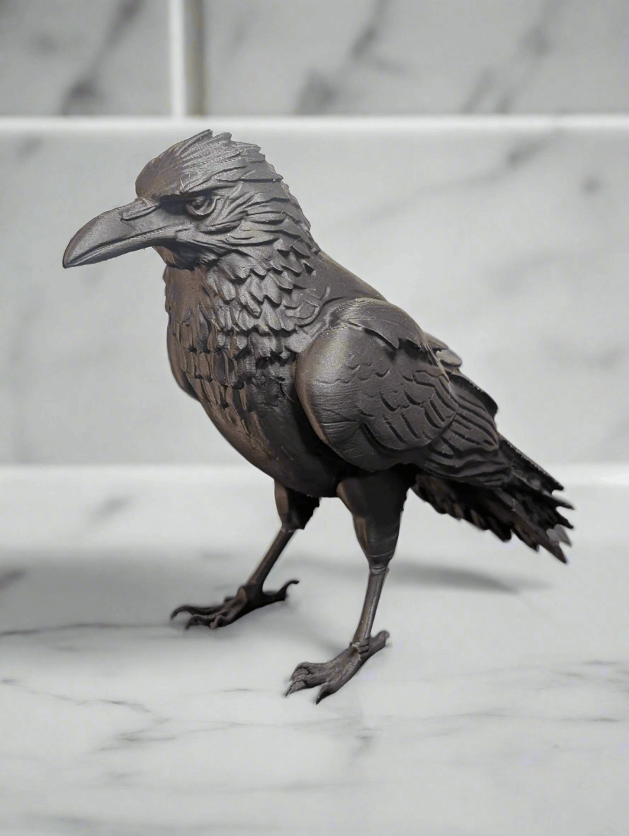 Mystic Raven Sculpture