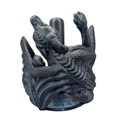 Fire-Breathing Dragon Paper Towel Holder - PLA Resin Tabletop Decor for Indian Kitchens