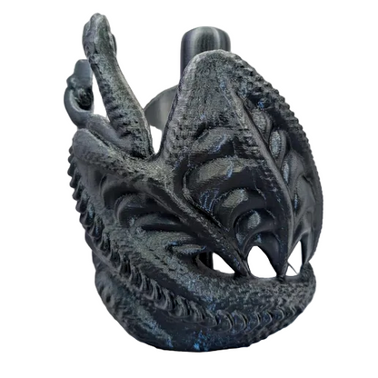 Fire-Breathing Dragon Paper Towel Holder - PLA Resin Tabletop Decor for Indian Kitchens