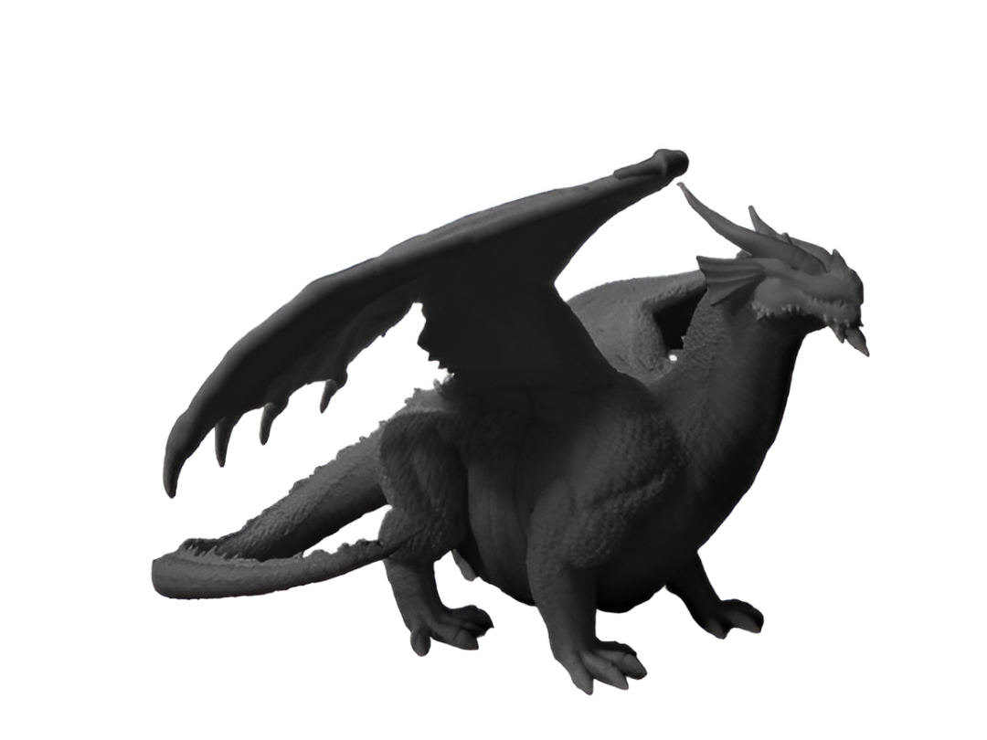 Chubby White Dragon Figurine: Cute Fantasy Collectible