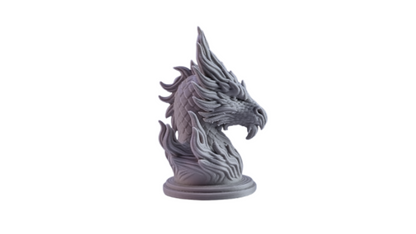 Fire Dragon Bust Sculpture Showpiece for Home Decor | Red Dragon India