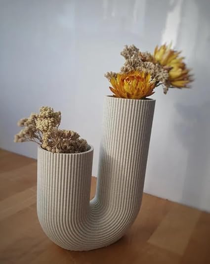 Modern Elegance: 3D Printed Vase Redefining Home Deco (No Flowers) - Celestial Crafts
